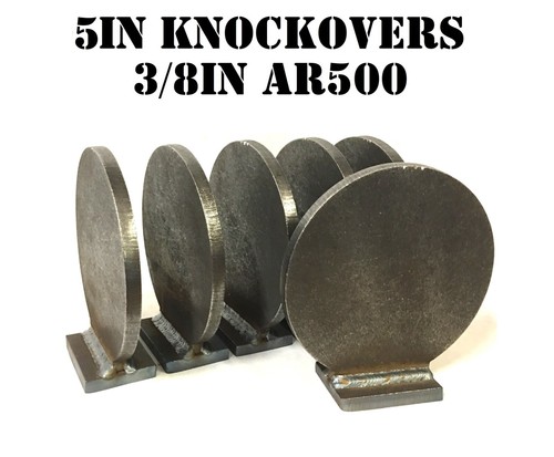 5in 8in ar500 knock - 5in, 3/8in