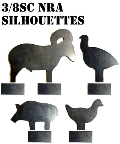 8sc nra metallic silhouette - 3/8sc,